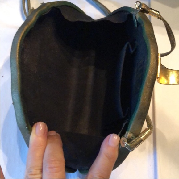 ELKA Hardcase clamshell shoulder strap evening bag clutch - Picture 8 of 15